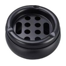 Metall Aschenbecher Black