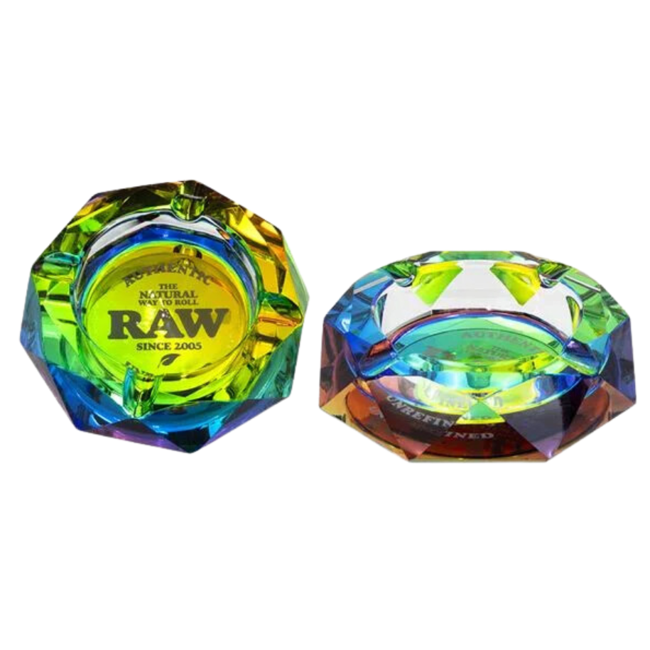 RAW Kristallglas Aschenbecher - Rainbow