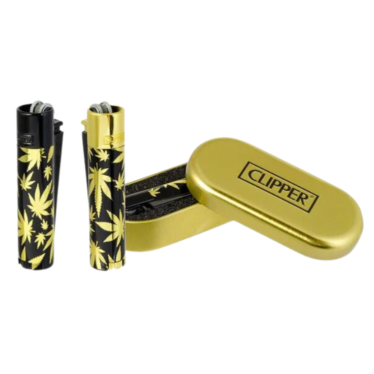 Clipper - Metal - Leaves Gold
