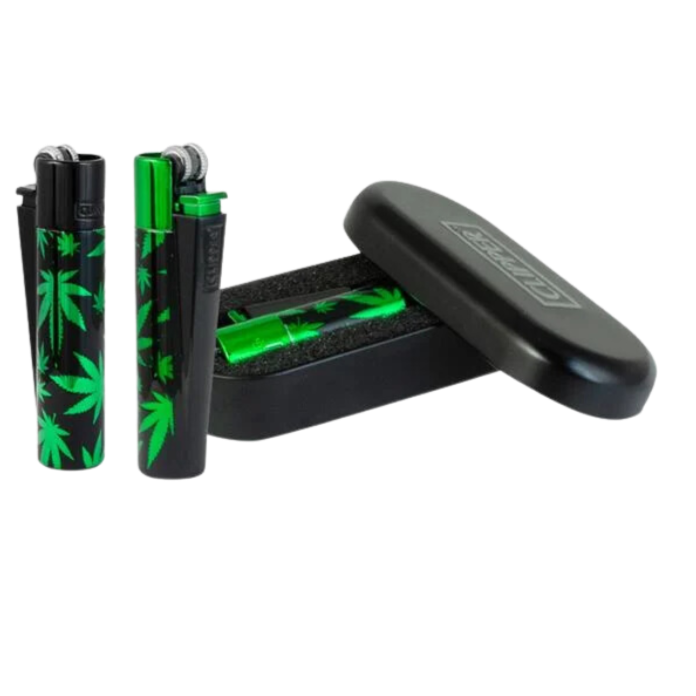 Clipper - Metal - Leaves Green