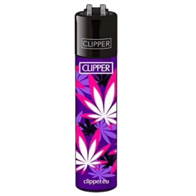 Clipper - Pink Hemp Leaves Violet