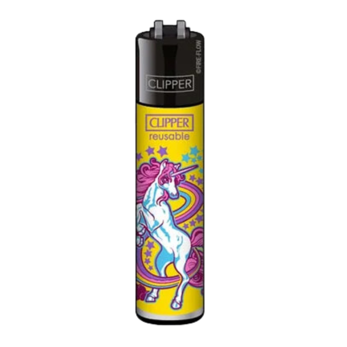 Clipper - Unicorns Pink Yellow