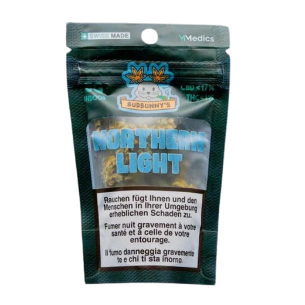 BudBunny - Northern Light - Indoor CBD Blüten - 5g