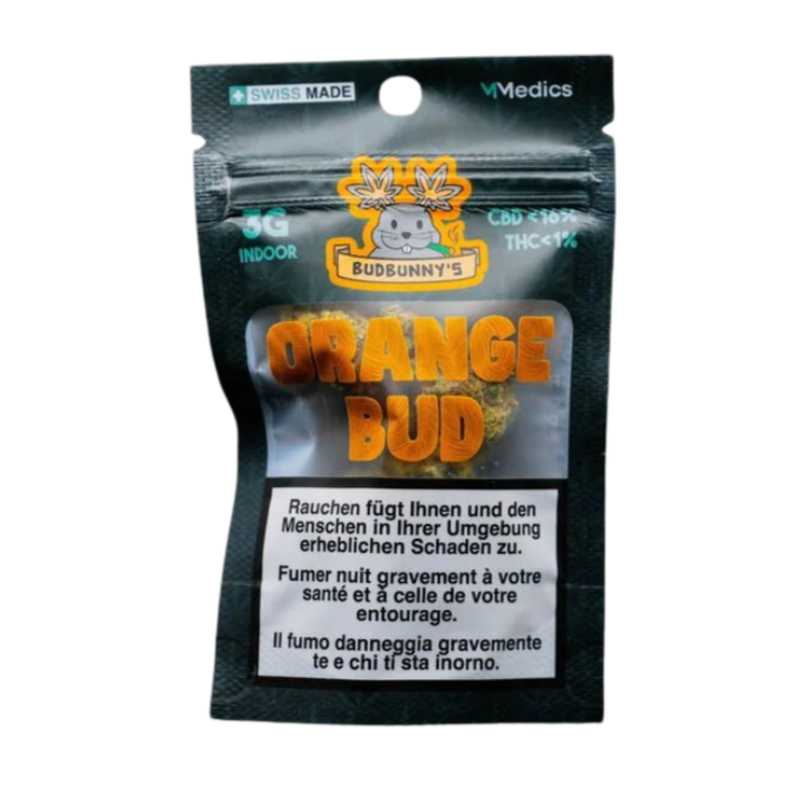 BudBunny - Orange Bud - Indoor CBD Blüten - 3g