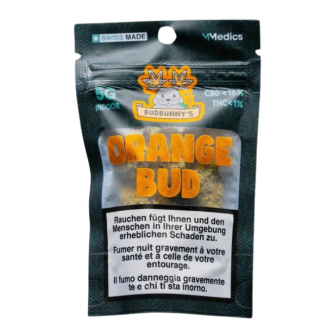 BudBunny - Orange Bud - Indoor CBD Blüten - 5g