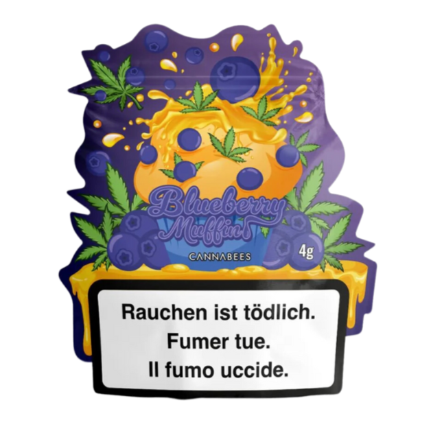 Cannabees - Blueberry Muffin - Indoor CBD Blüten - 4g