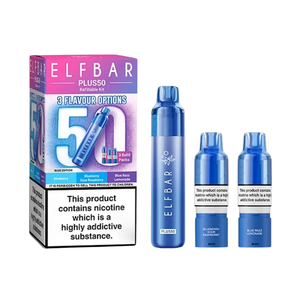 Elf Bar - Plus 50 - Starterset - Blue Edition