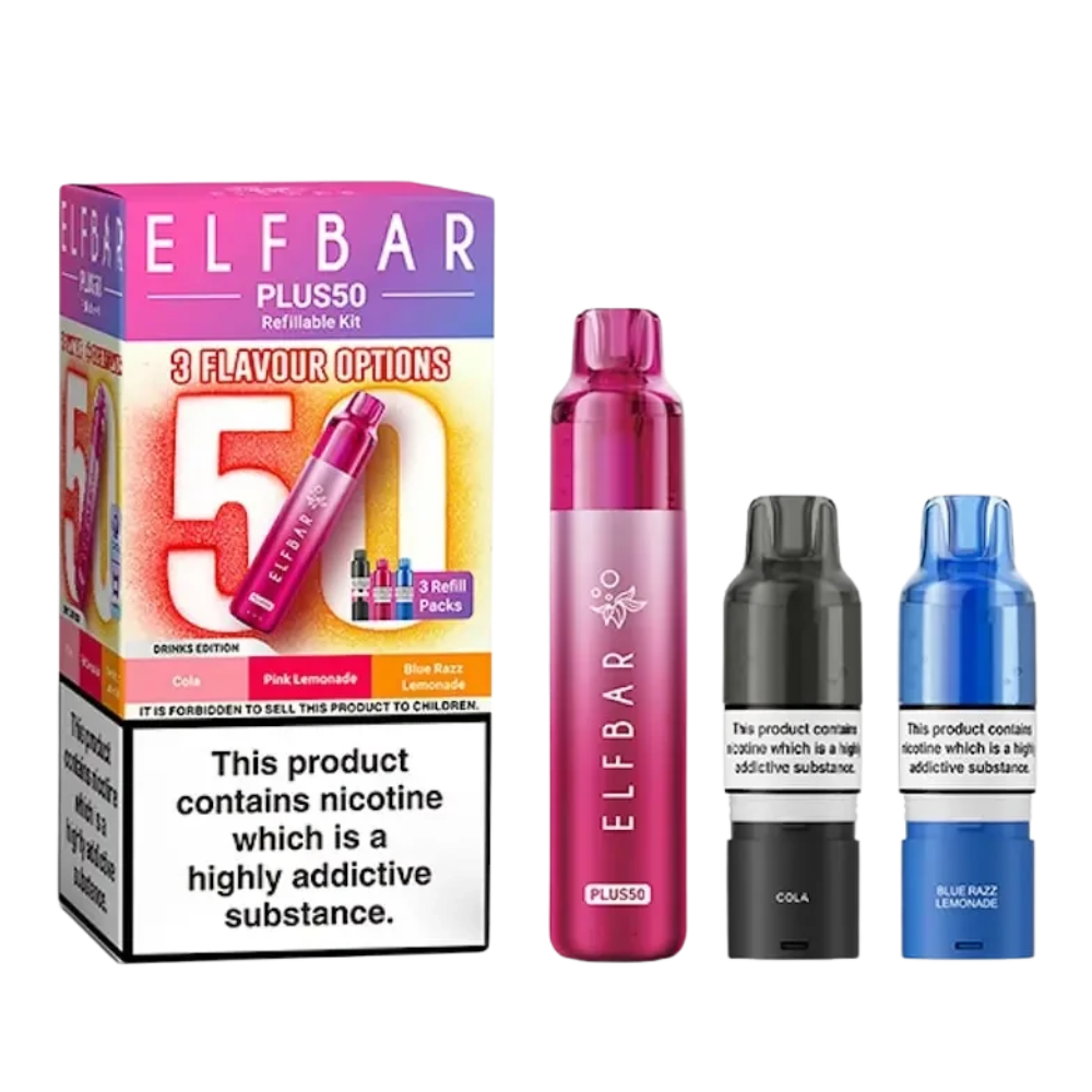 Elf Bar - Plus 50 - Starterset - Drinks Edition