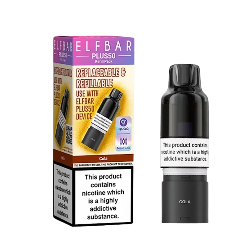 Elf Bar - Plus 50 - Pod & Refill - Cola