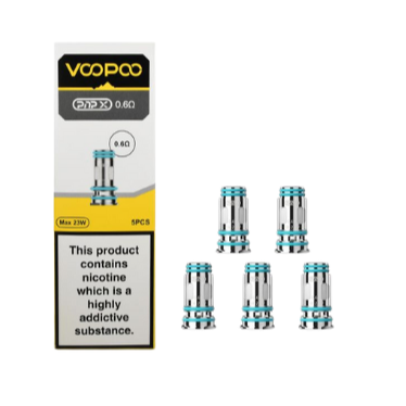 Voopoo - PNP X Replacement Coil 5pack -0.6ohm