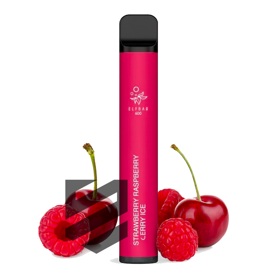 Elf Bar - 600 - Strawberry Raspberry Cherry Ice