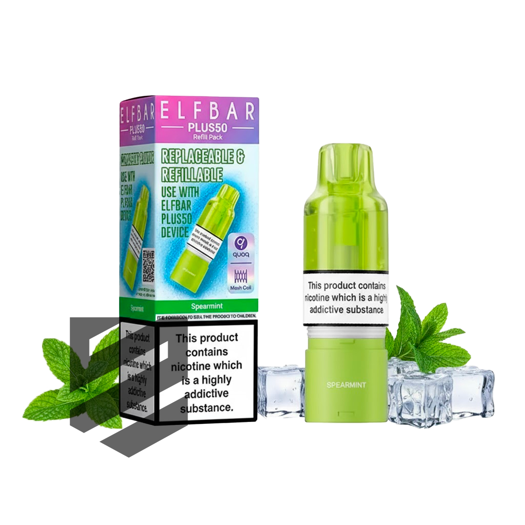 Elf Bar - Plus 50 - Pod & Refill - Spearmint