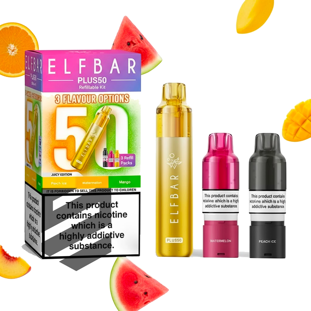 Elf Bar - Plus 50 - Starterset - Juicy Edition
