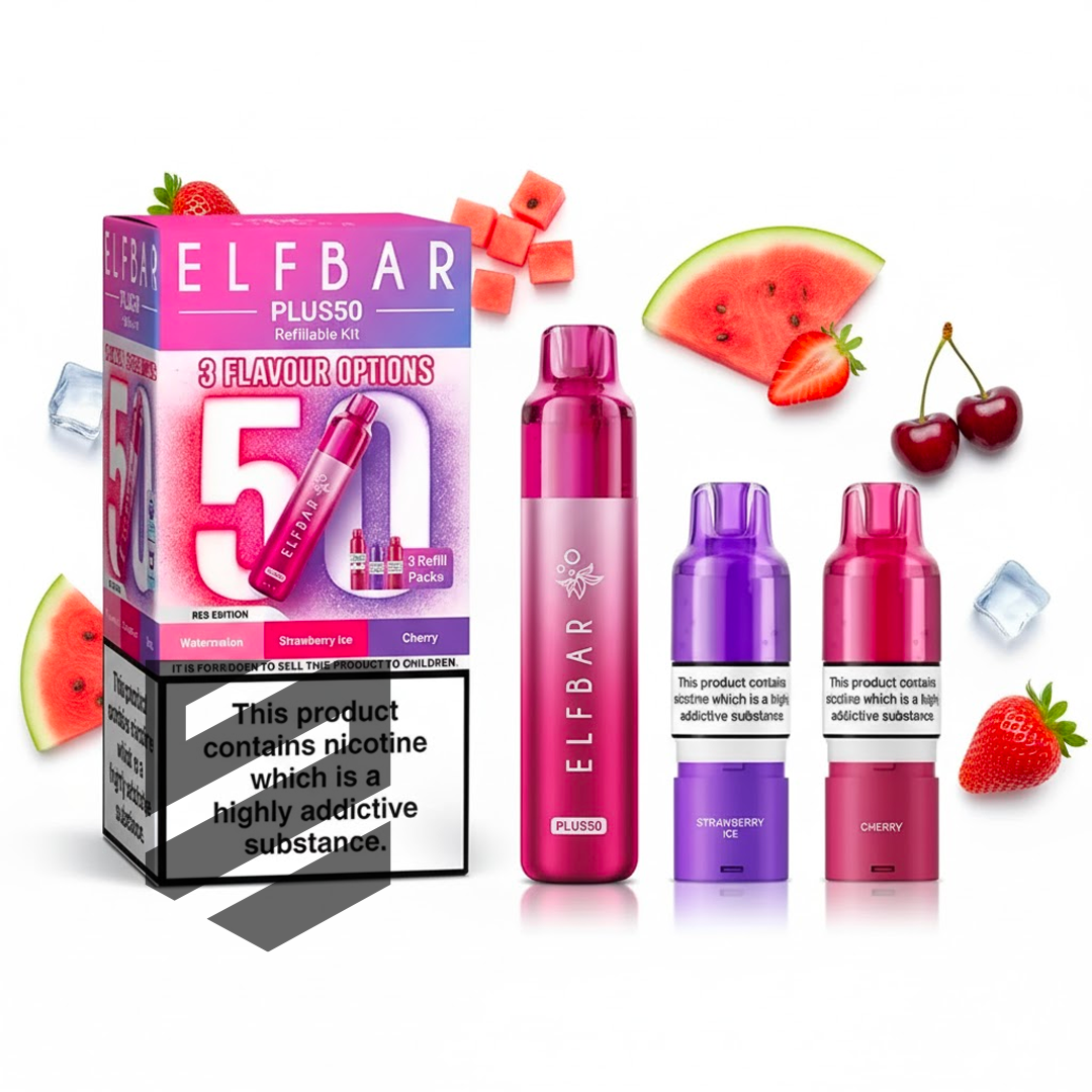 Elf Bar - Plus 50 - Starterset - Red Edition
