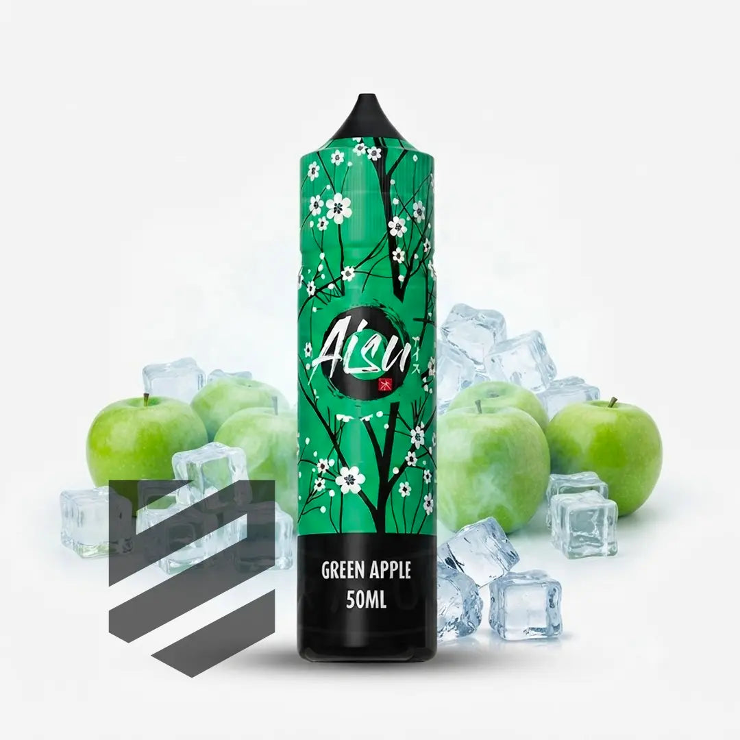 AISU - E-Liquide Shortfill - Pomme Verte 50ml 0mg