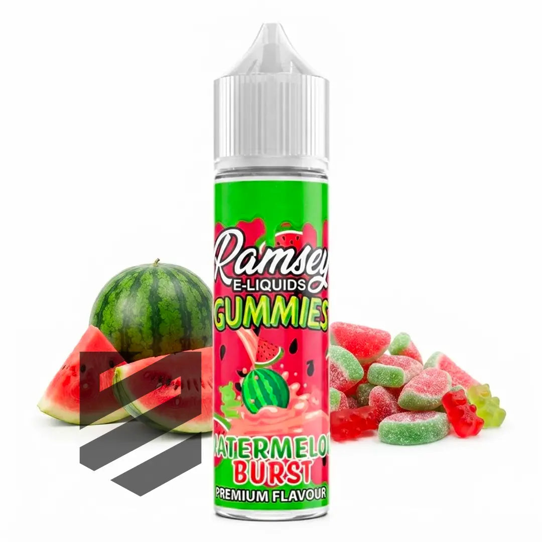 Ramsey - E-Liquids Shortfill - Gummies - Watermelon Burst 0mg 100ml