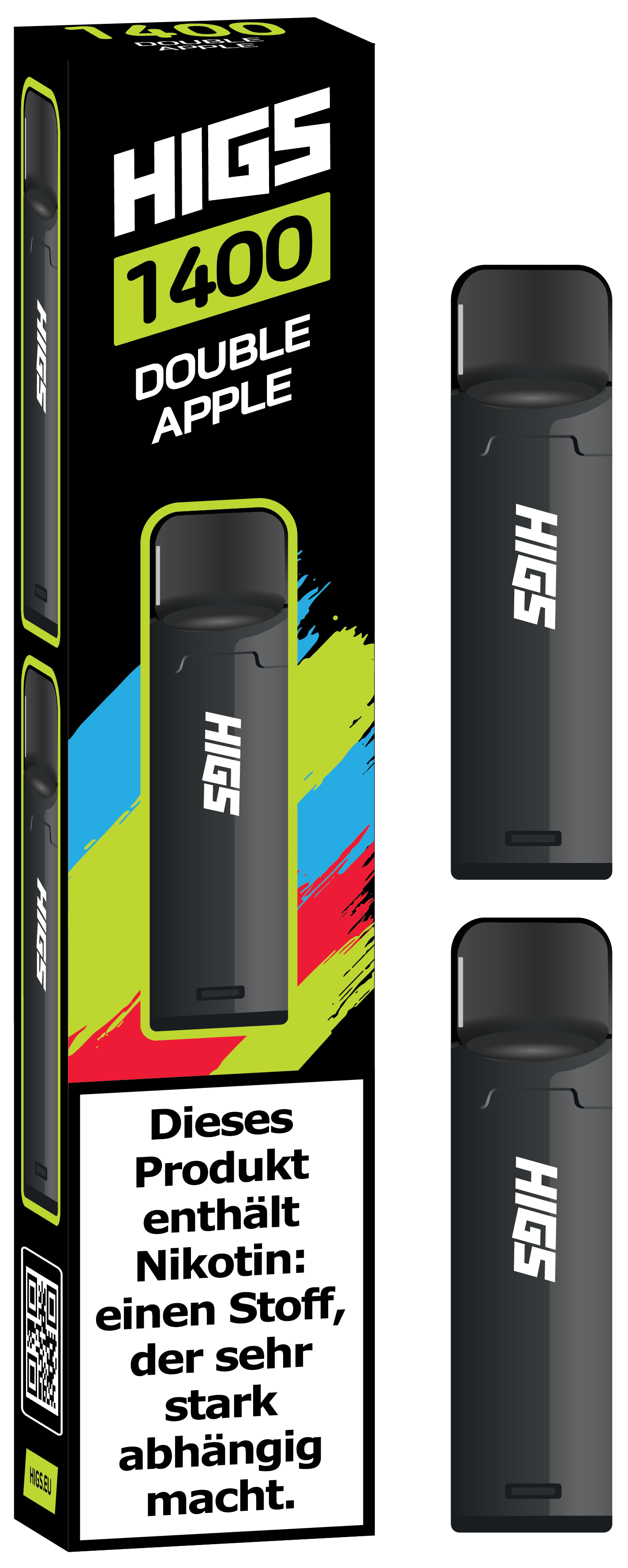 Higs - Pods - Double Apple 2er-Pack