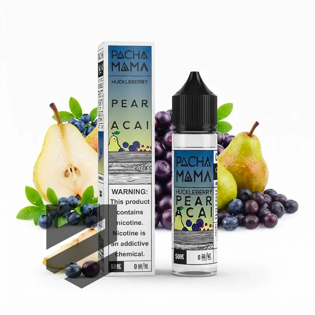 Pacha Mama - E-Liquid Shortfill - Huckleberry Pear Acai 50ml 0mg