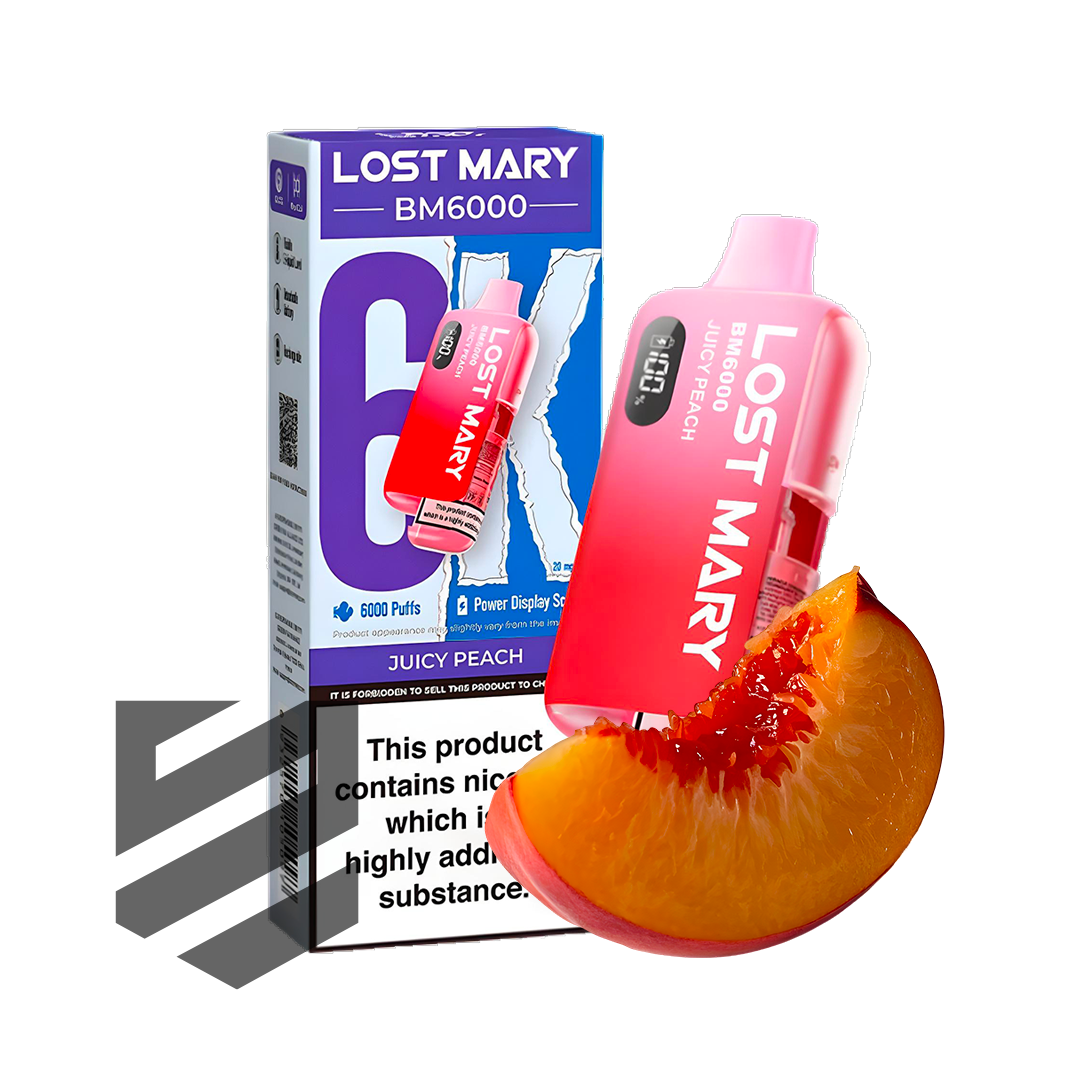LOST MARY BM6000 | Juicy Peach | Vape Kit Snustrend - Snus, Vapes & Schnupf LOST MARY BM6000 | Juicy Peach | Vape Kit Snustrend - Snus, Vapes & Schnupf