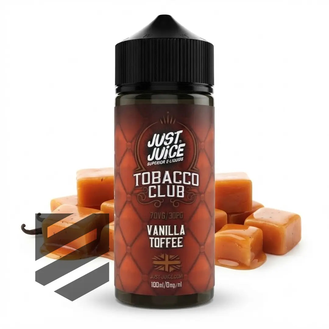 Just Juice Tobacco Club - Vanilla Toffee 0mg 100ml Shortfill