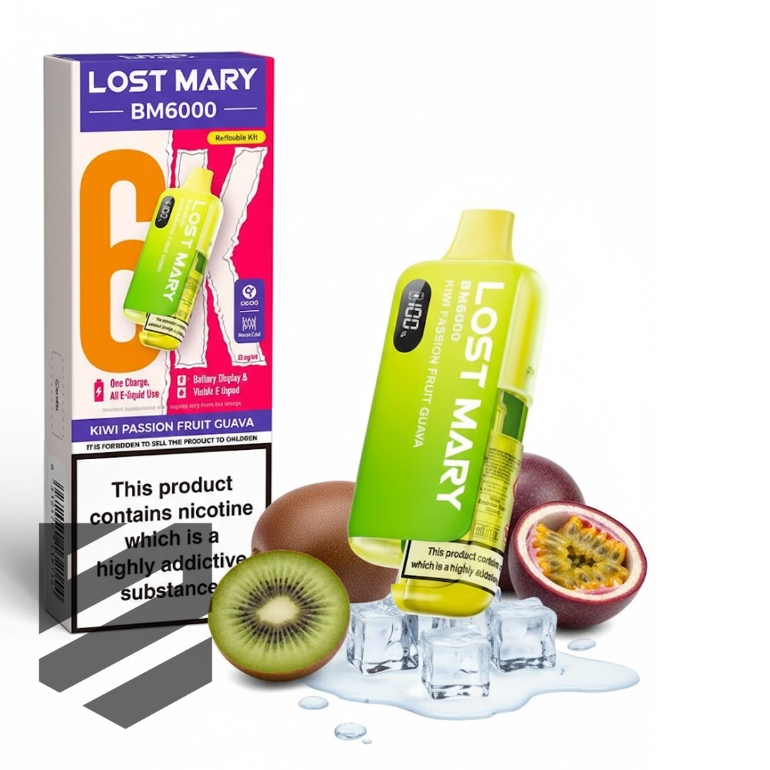 Lost Mary BM6000 Prefilled Pod Kit – Kiwi Passion Fruit Guava