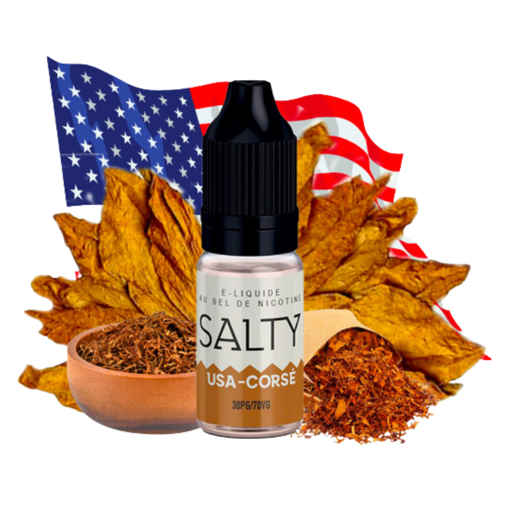 Salty - Nikotinsalz - USA-Corsé (Classic Brown) 10ml 20mg