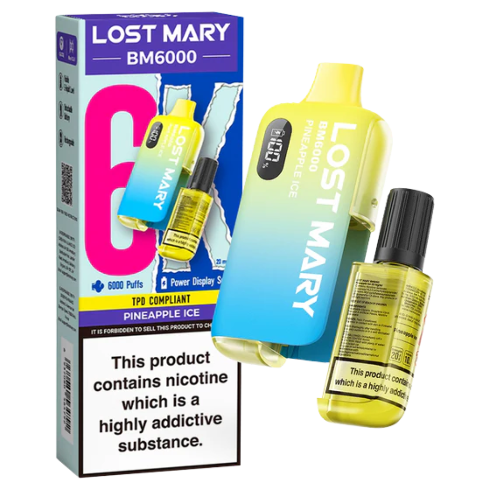 Lost Mary - BM6000 - Pineapple Ice - Vape Kit