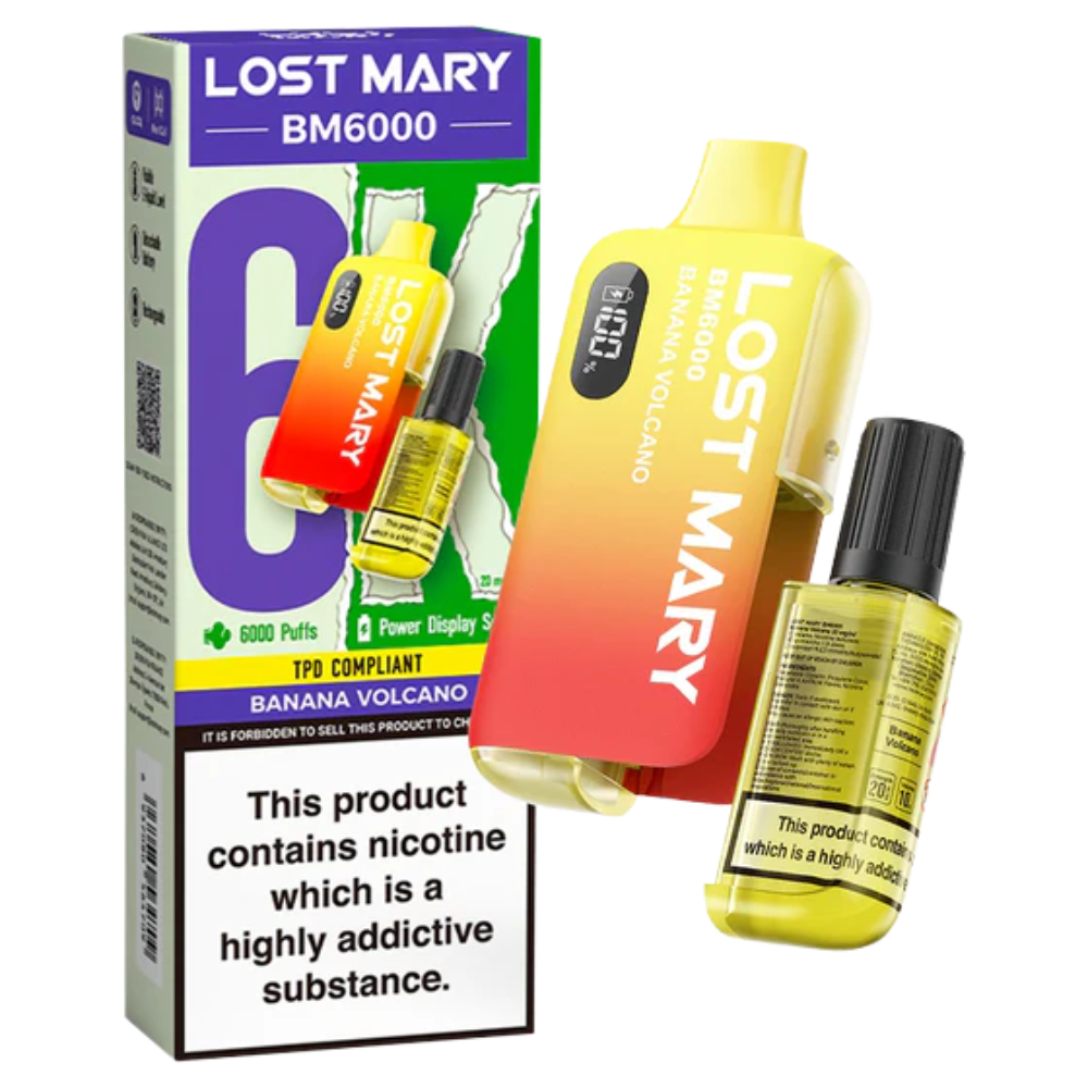 Lost Mary - BM6000 - Banana Volcano - Vape Kit