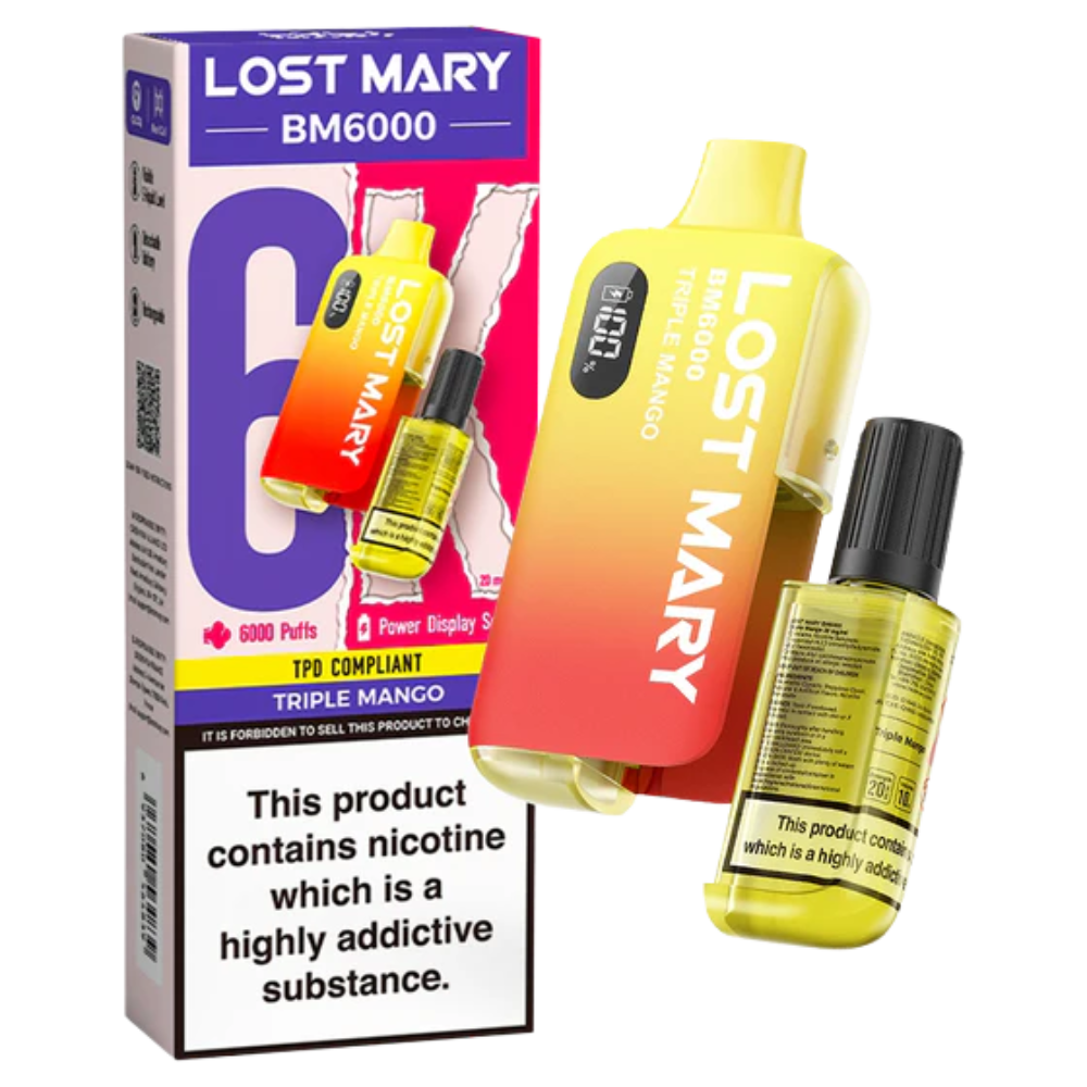 Lost Mary - BM6000 - Triple Mango - Vape Kit
