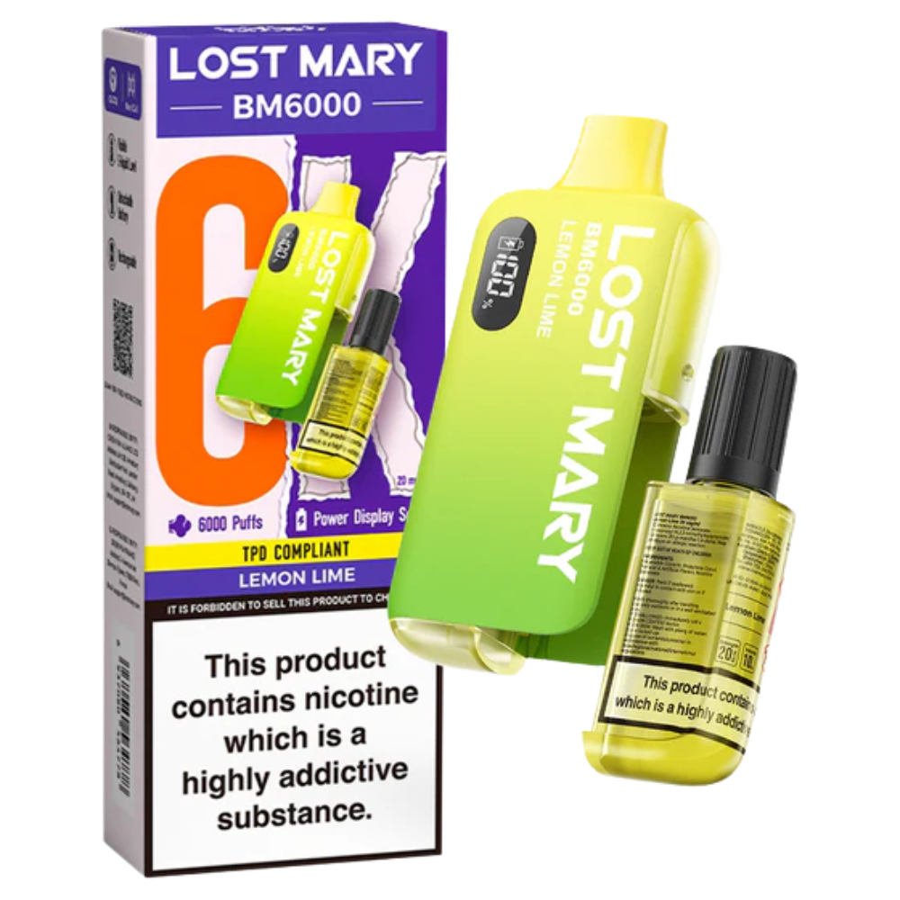 Lost Mary - BM6000 - Lemon Lime - Vape Kit