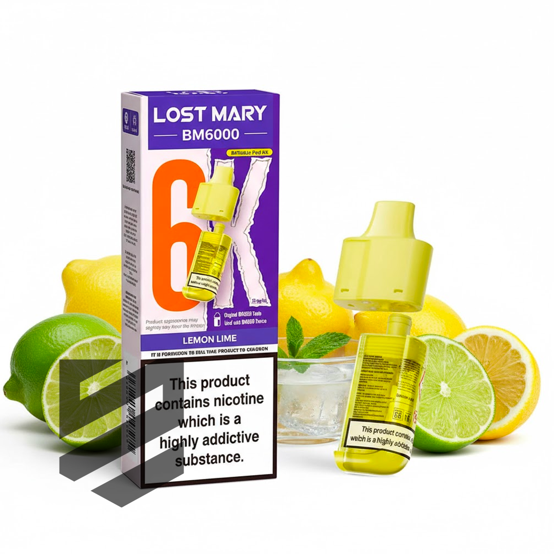 Lost Mary BM6000 Prefilled Pods – Lemon Lime – 20mg/ml