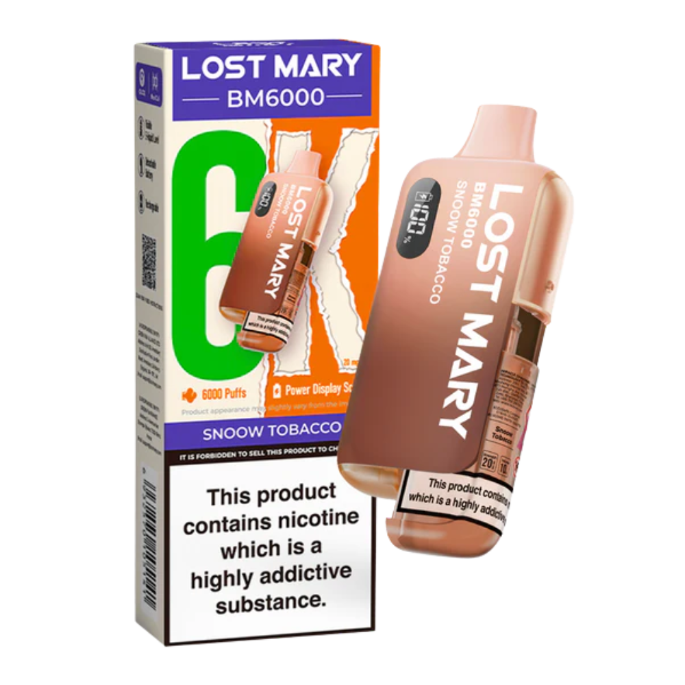 Lost Mary - BM6000 - Snoow Tobacco - Vape Kit