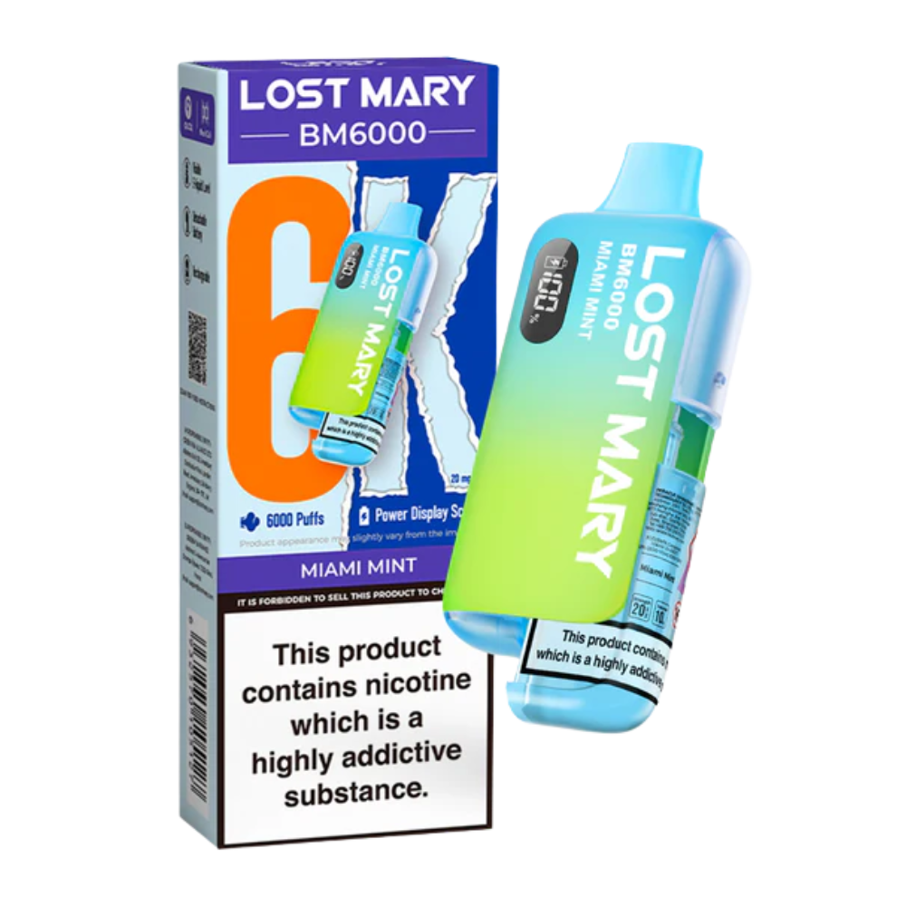 Lost Mary - BM6000 - Miami Mint - Vape Kit