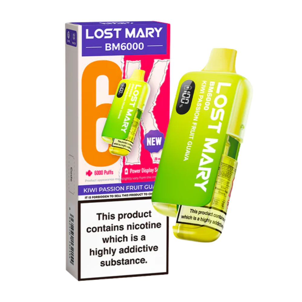 Lost Mary - BM6000 - Kiwi Passionfruit Guava - Vape Kit