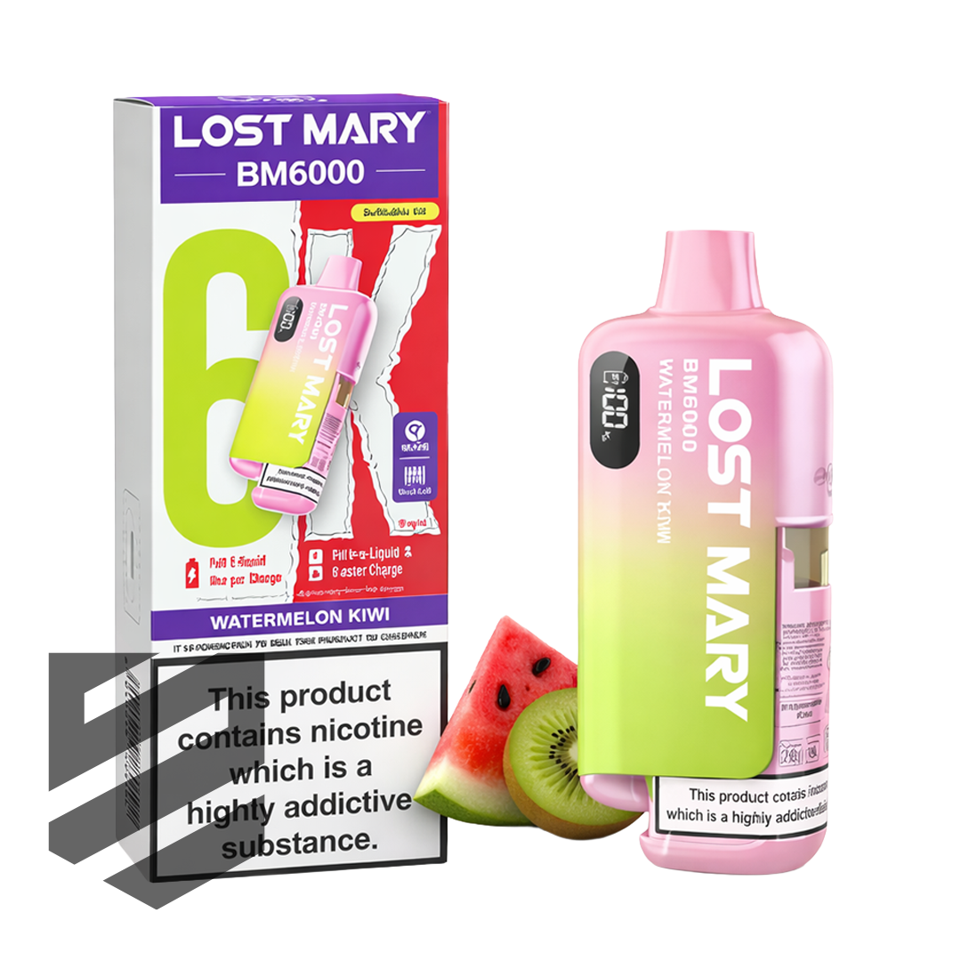 LOST MARY BM6000 Watermelon Ice Vape | Snustrend  Snustrend - Snus, Vapes  & Schnupf
