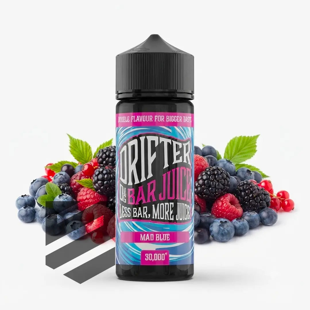 Drifter Bar Juice - Mad Blue 0mg 100ml Shortfill