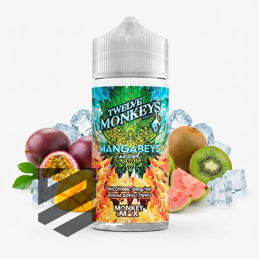 Twelve Monkeys - Shortfill - Mangabeys ICED 0mg 100ml