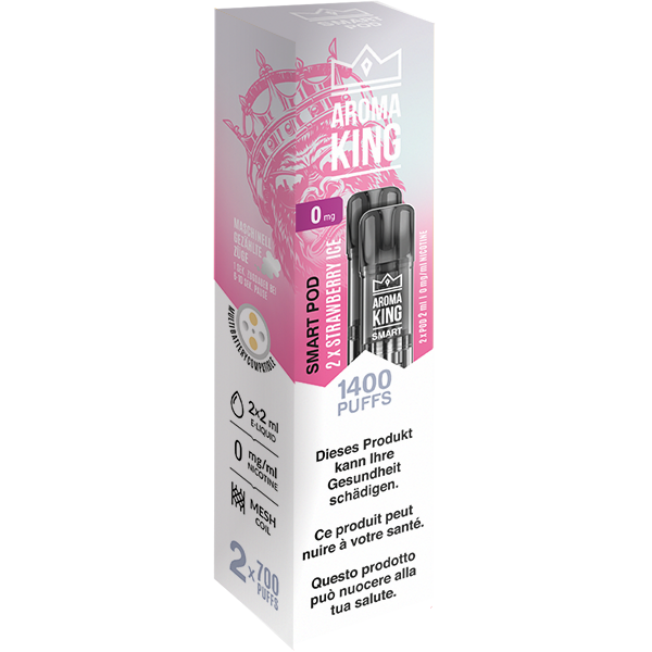 Aroma King SMART 2 Pods Strawberry Ice 0mg