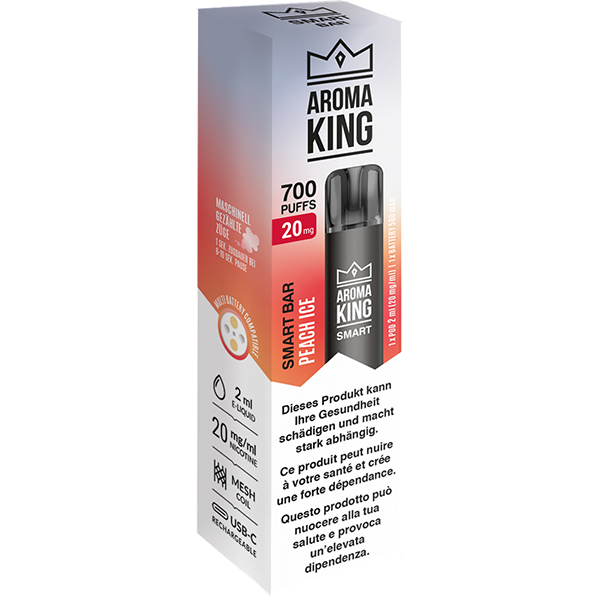 Aroma King SMART BAR 700 Peach Ice 20mg