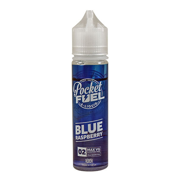 Pocket Fuel Blue Raspberry – 0 mg – 50 ml Shortfill