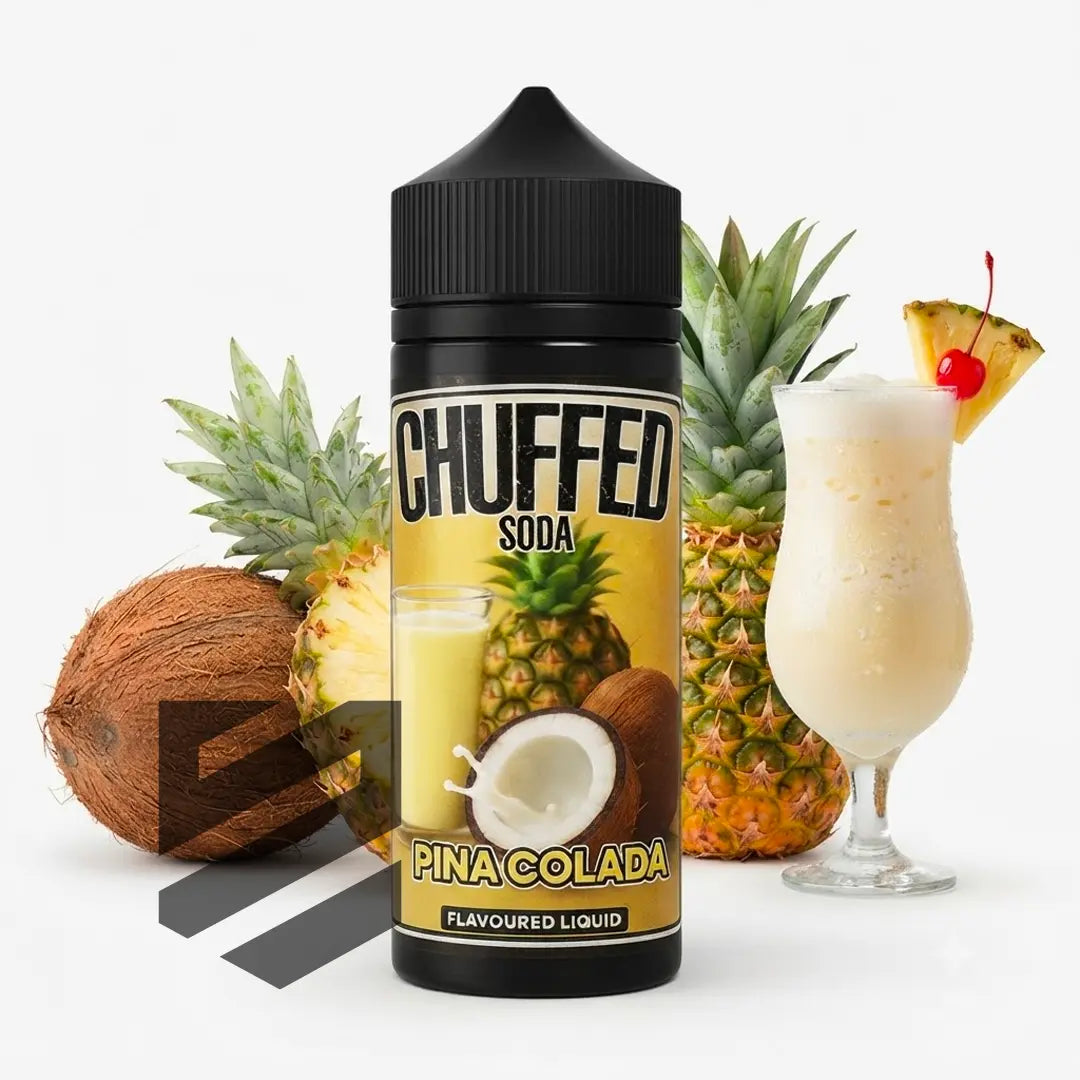 Chuffed - Soda - Shortfill E-Liquid - Pina Colada 0mg 100ml