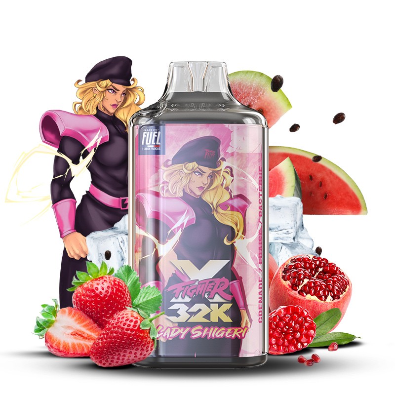 X Fighter 32K Lady Shigeri Aspire x Fighter Fuel 20mg