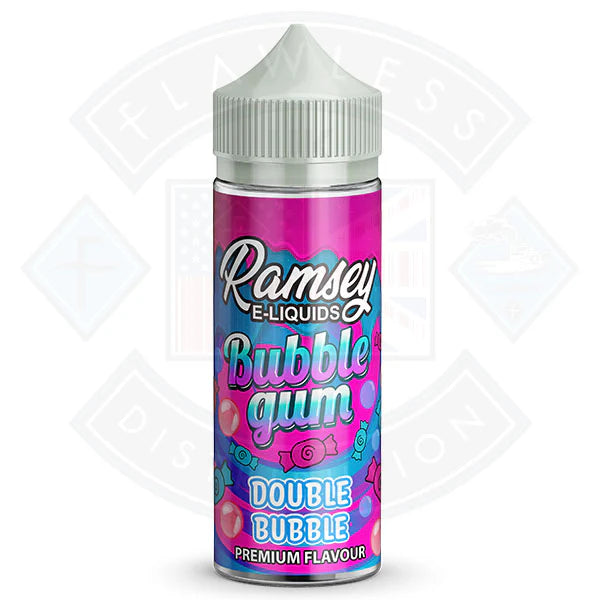 Ramsey E-Liquids – Bubblegum Double Bubble – 0 mg – 100 ml Shortfill