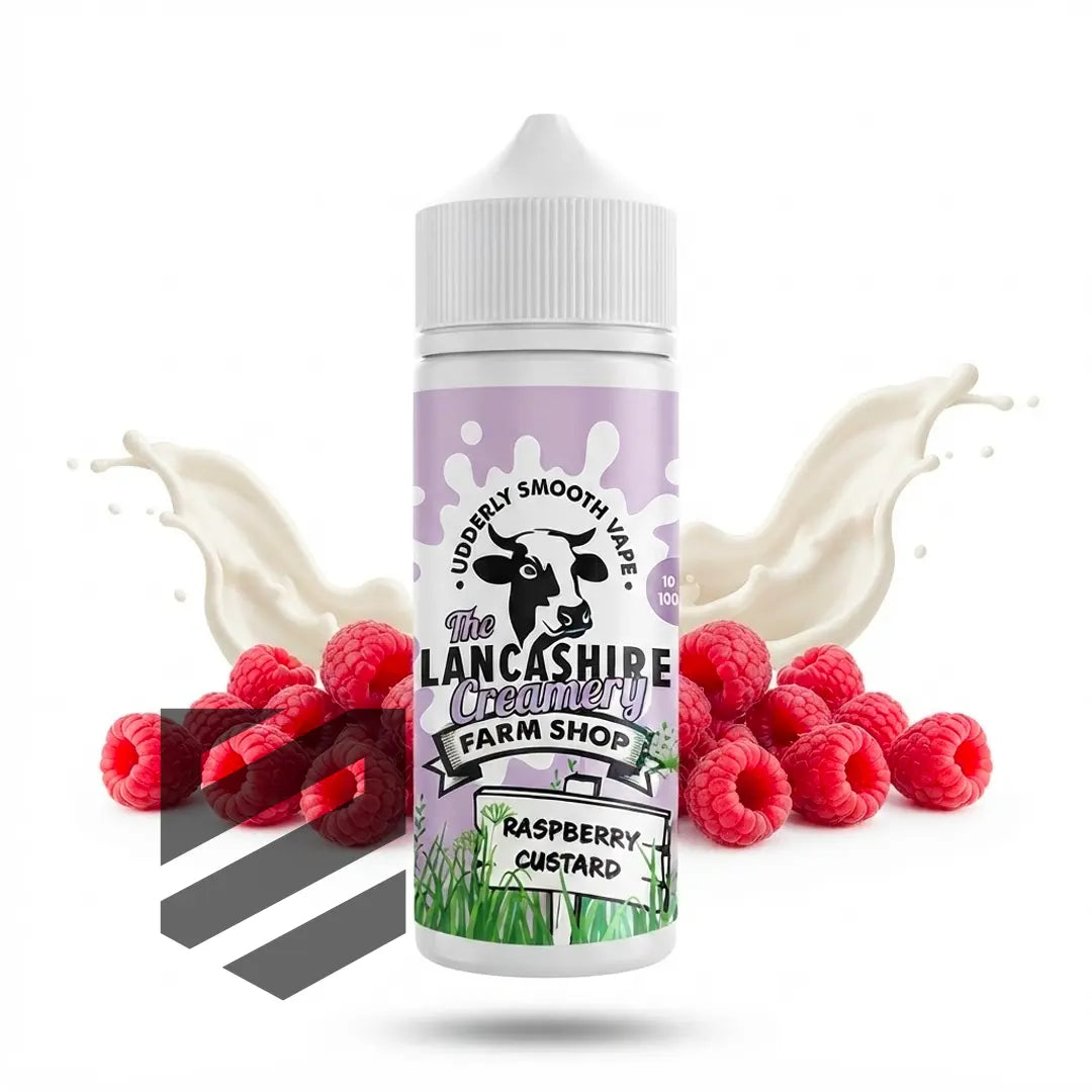 The Lancashire Creamery - Raspberry Custard 0mg 100ml