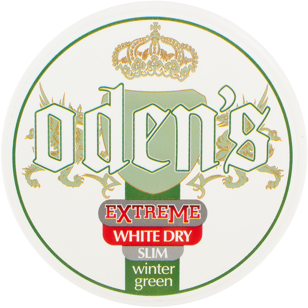 Odens Extreme Wintergreen Slim White Dry