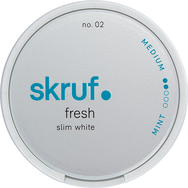 Skruf Fresh No. 2 Mint Medium Slim White