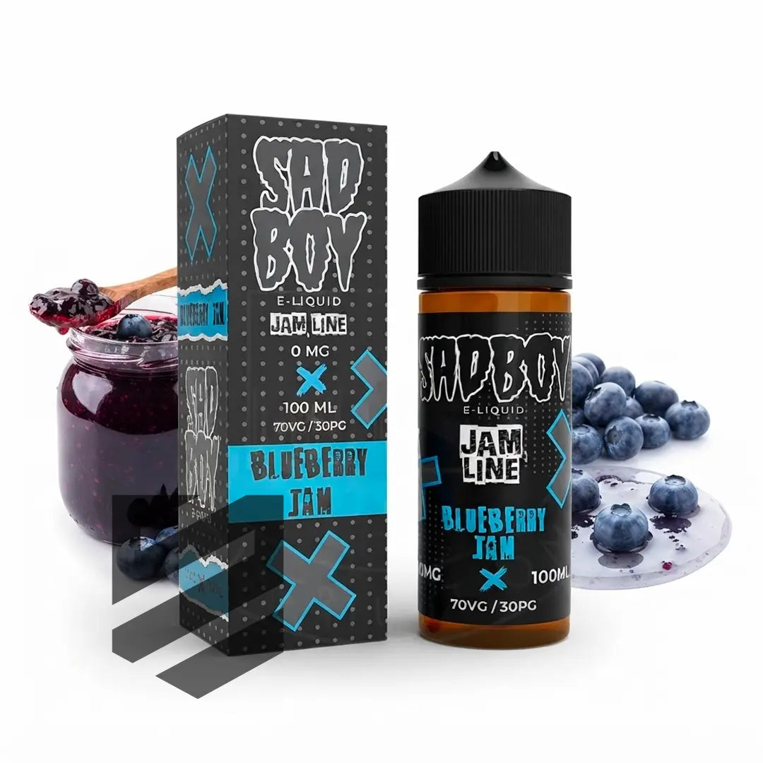 Sadboy - Jam Lime - E-Liquid Shortfill - Blueberry Jam (Blueberry Jam Cookie) 100ml 0mg