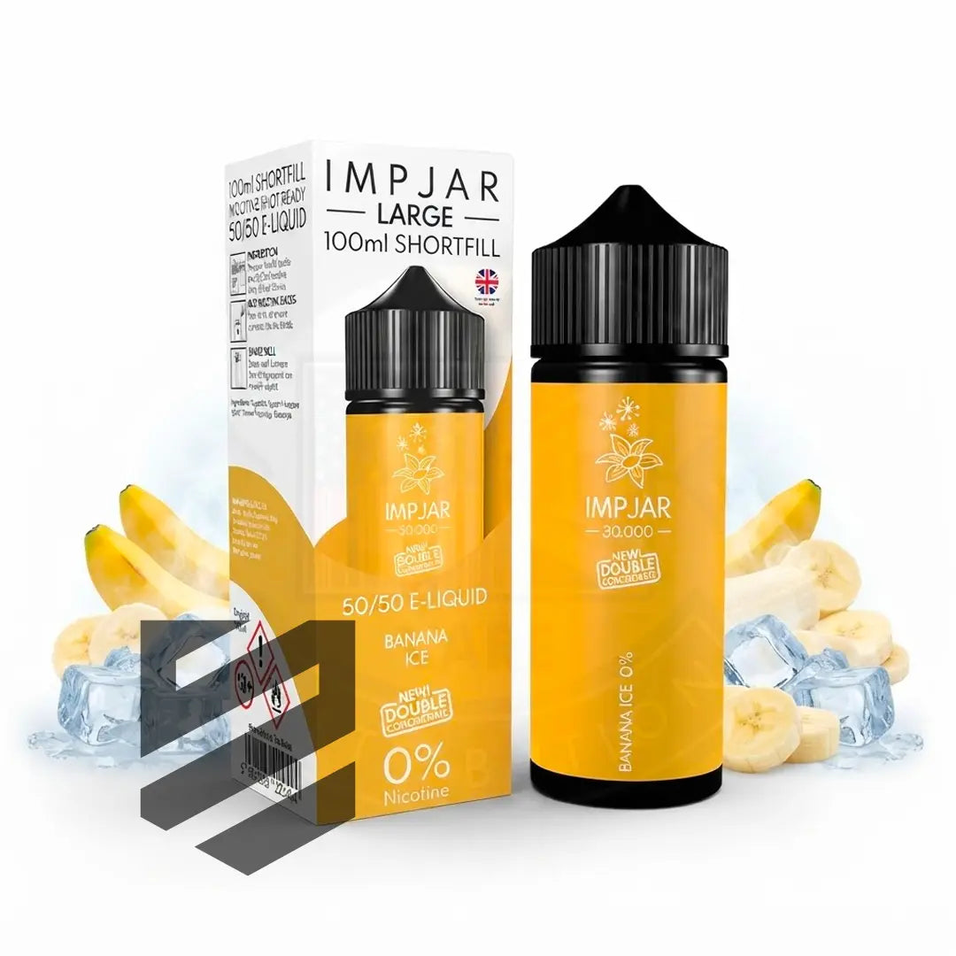 IMP JAR Large - Shortfill - Doubleconcentrate - Banana Ice 100ml 0mg