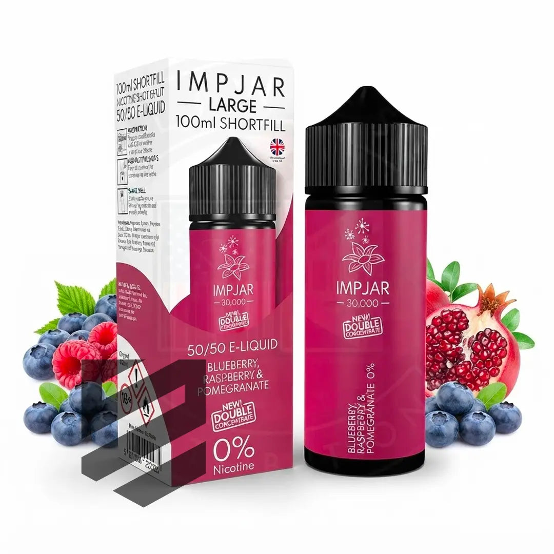 Shortfill Double-concentrat Blueberry Raspberry and Pomegranate