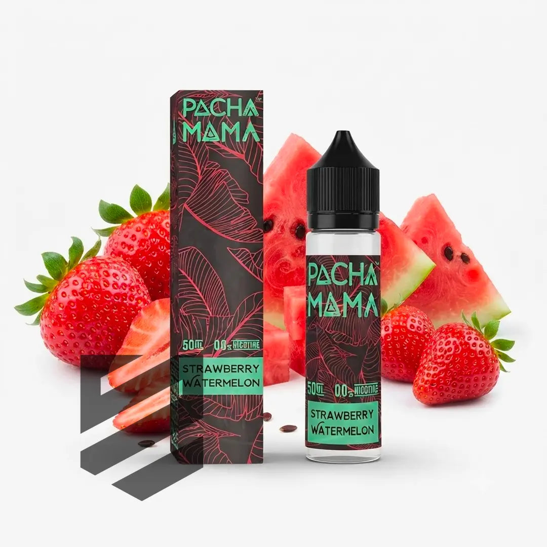 Pacha Mama - E-Liquid Shortfill - Strawberry Watermelon 50ml 0mg